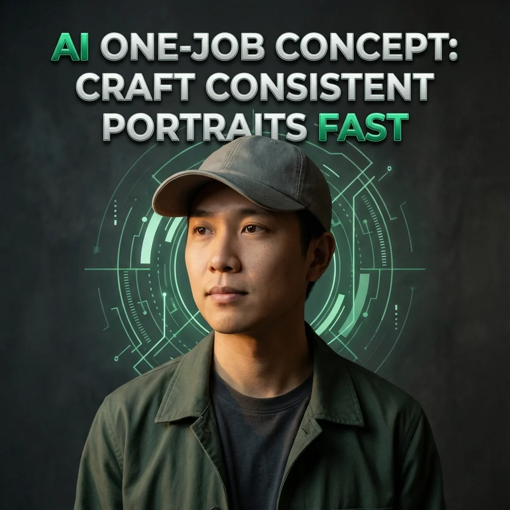 AI One-Job Concept: Craft Consistent Portraits Fast