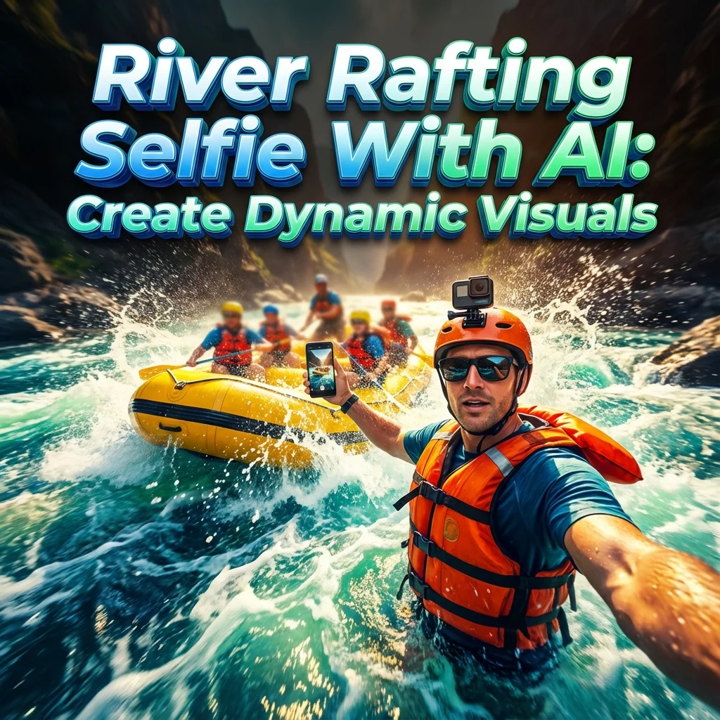 River Rafting Selfie With AI: Create Dynamic Visuals