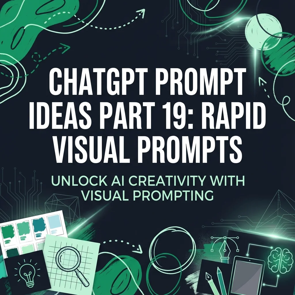 ChatGPT Prompt Ideas Part 19: Rapid Visual Prompts