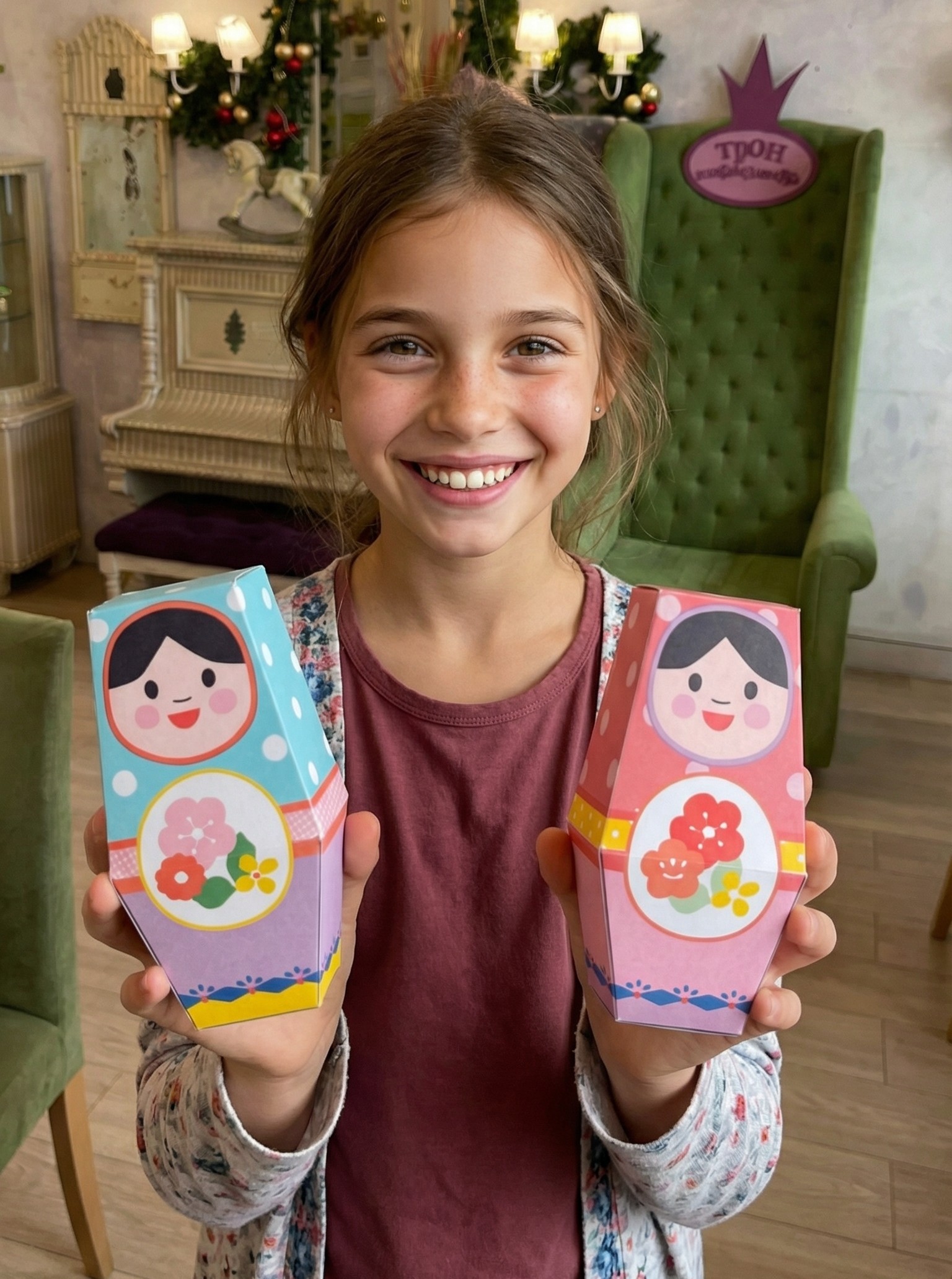 Объемная матрешка