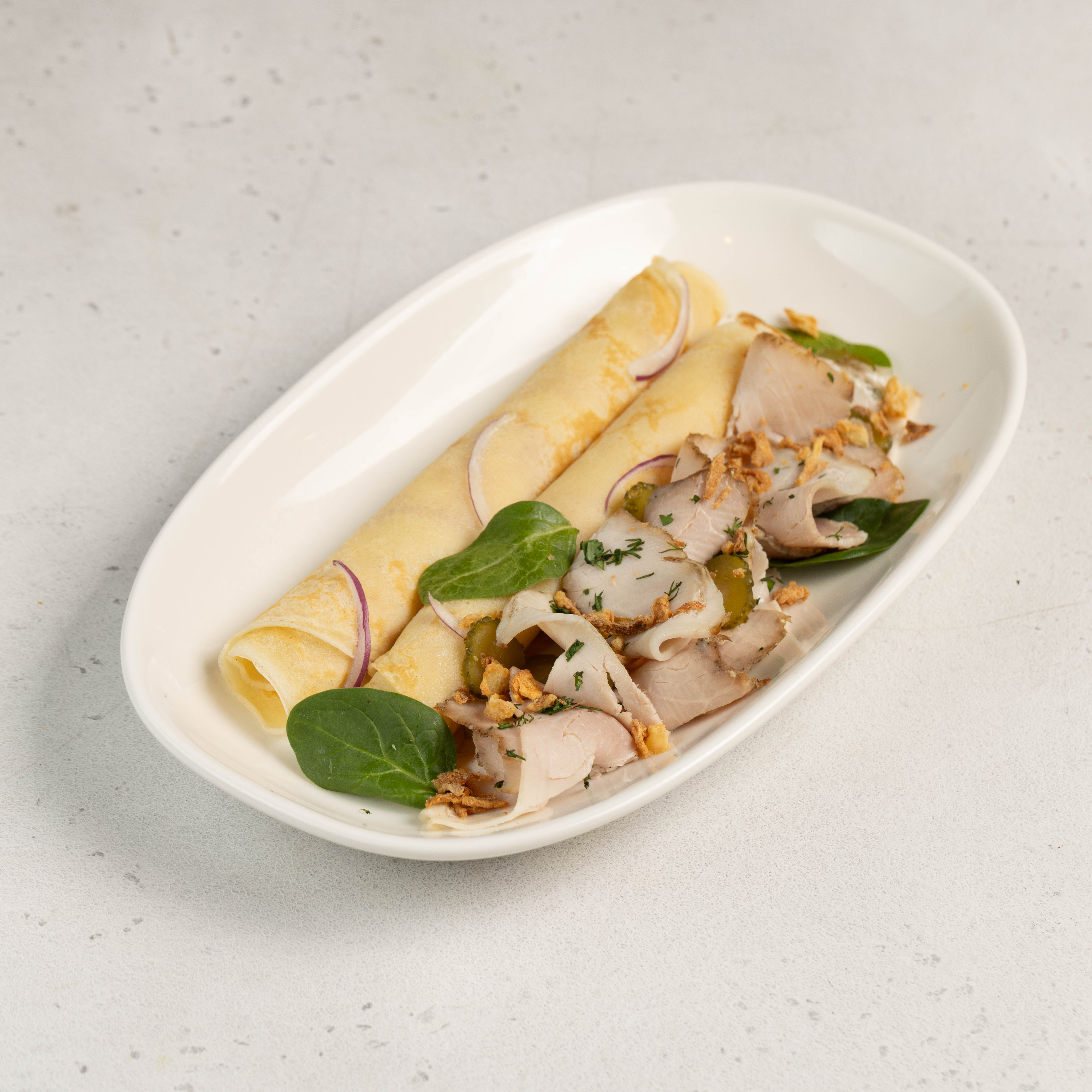 Блины с бужениной