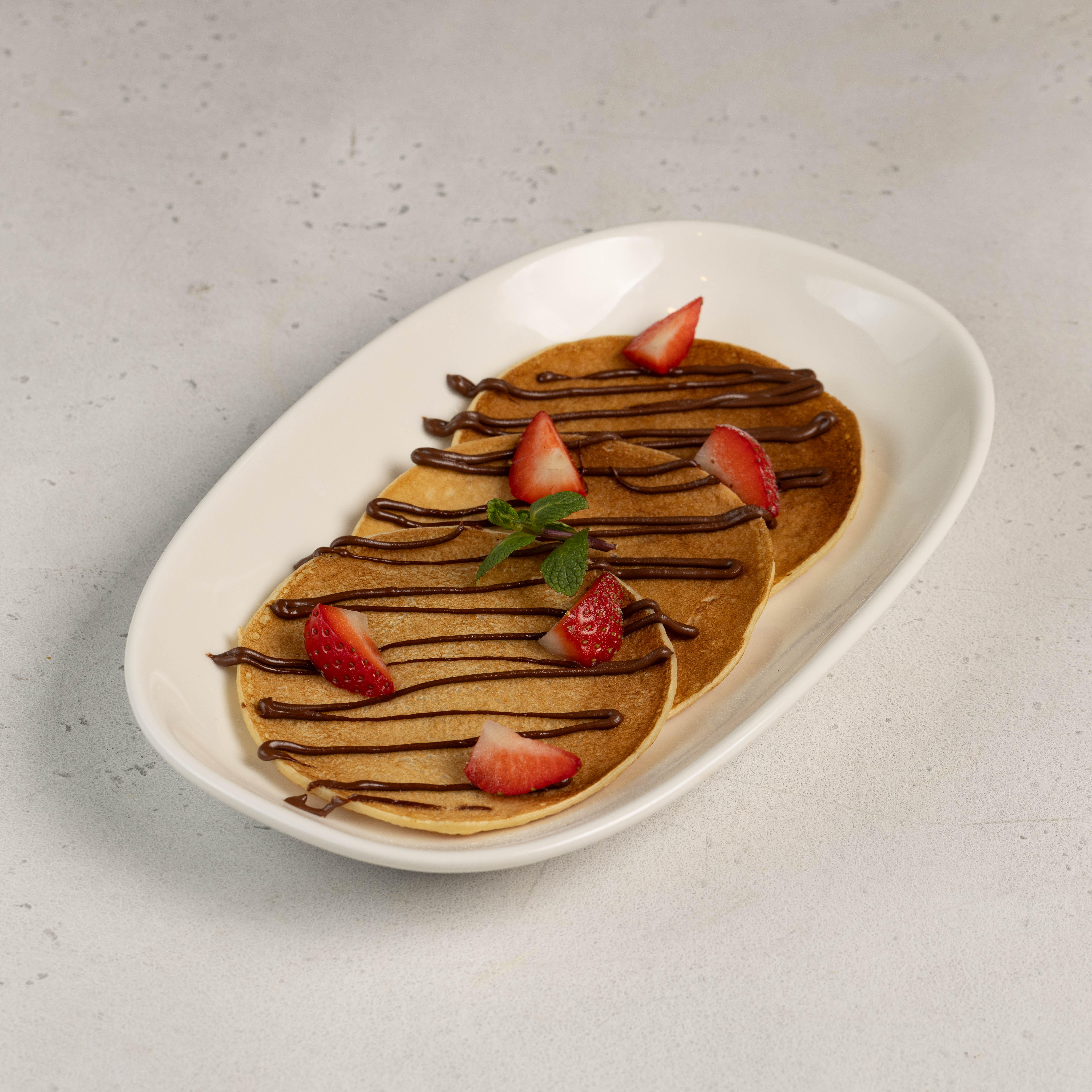 Блинчики с бананом