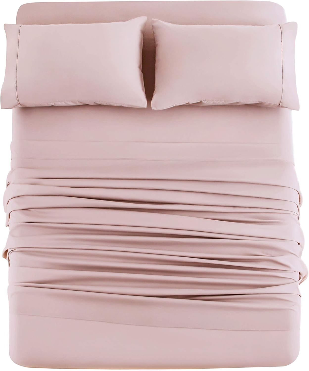 AYSW Bed Sheet Set 3/4/6 Pieces Double Brushed Microfiber 1800 - Breathable All Season Luxury Soft Bedding - Twin/Full/Queen/King/Cal King Various Colors