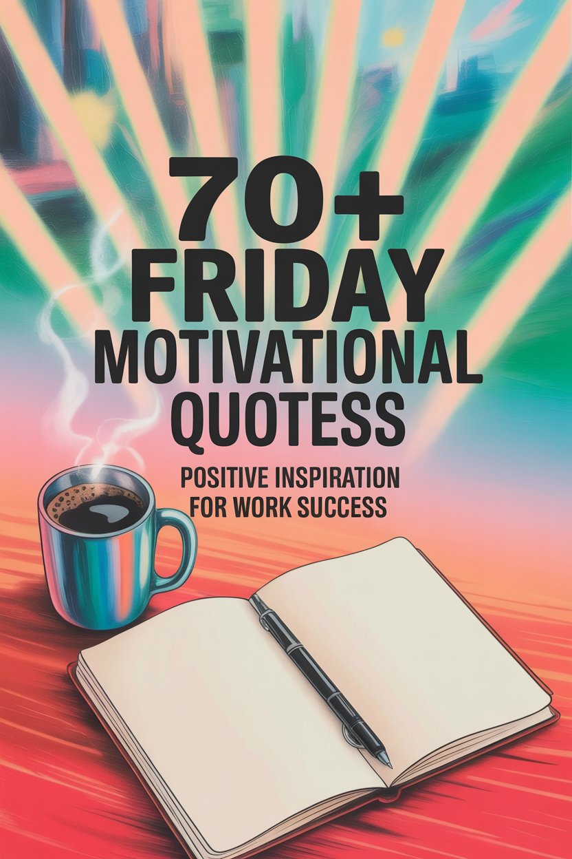 70 Plus Positive Friday Motivational Quotes For Work​
