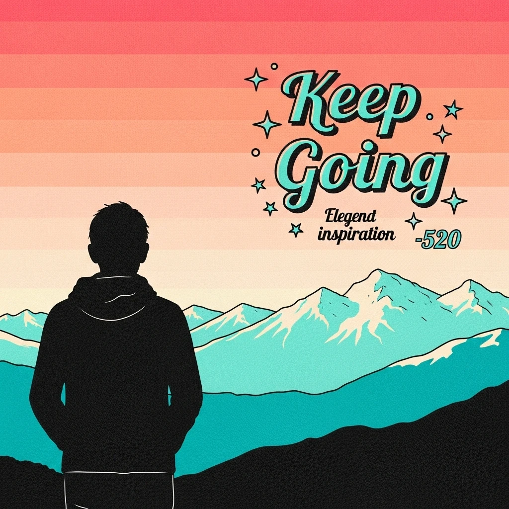Silhouette of a person looking toward the horizon, embodying the hope and motivation that can be found within inspiring quotes 'a sequence of characters typically enclosed in double quotes' in our daily lives.