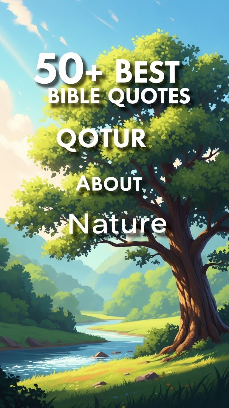 bible quotes about nature image 1