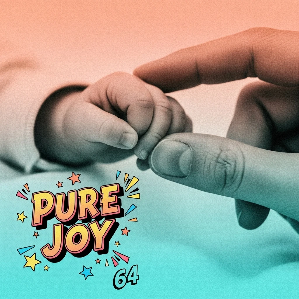 Close-up of a baby's hand holding a parent's finger, representing the pure joy and bond celebrated through meaningful birth quotes.
