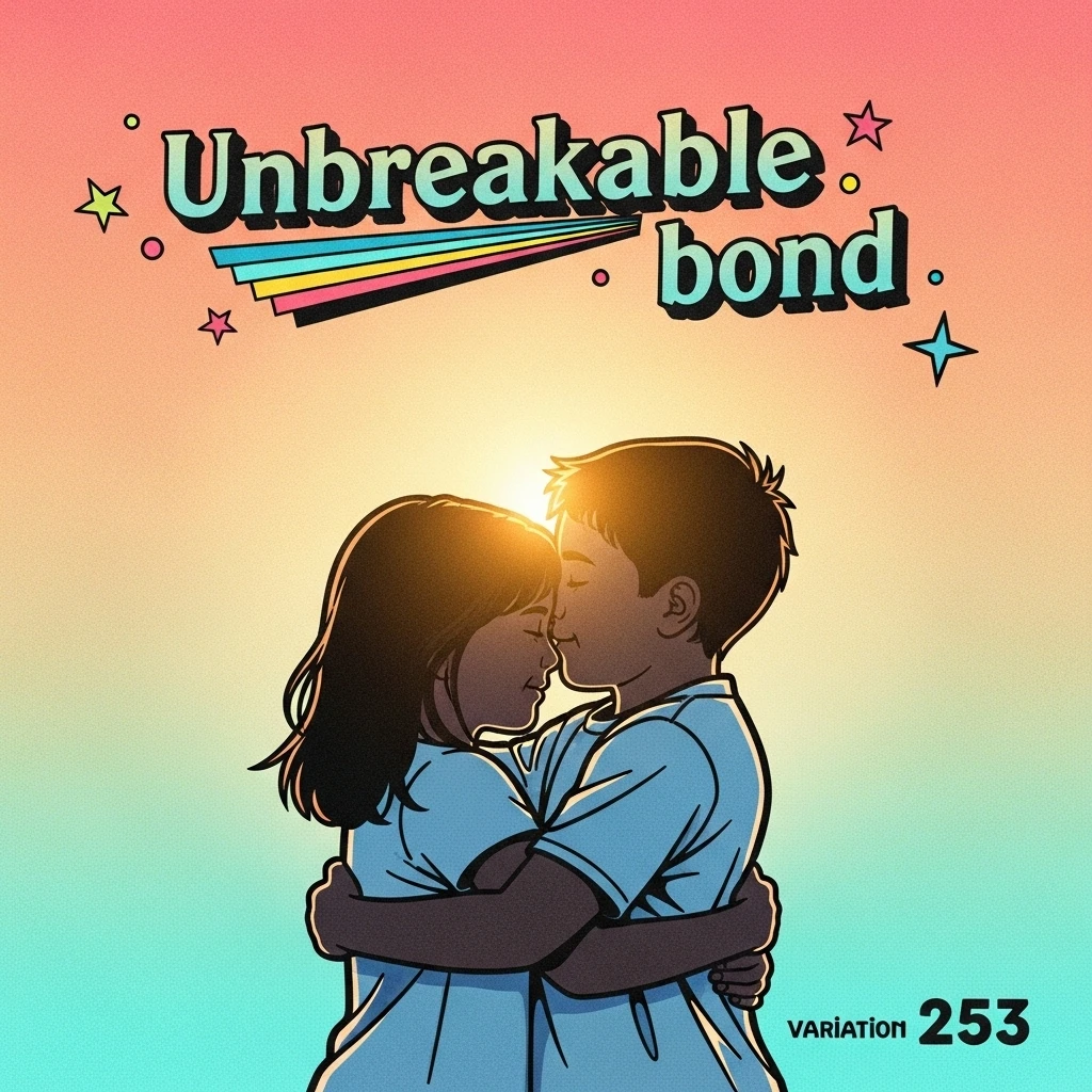 Image depicting a brother and sister in a loving embrace, symbolizing the unbreakable bond shared between siblings, representing the essence of brother and sister quotes.