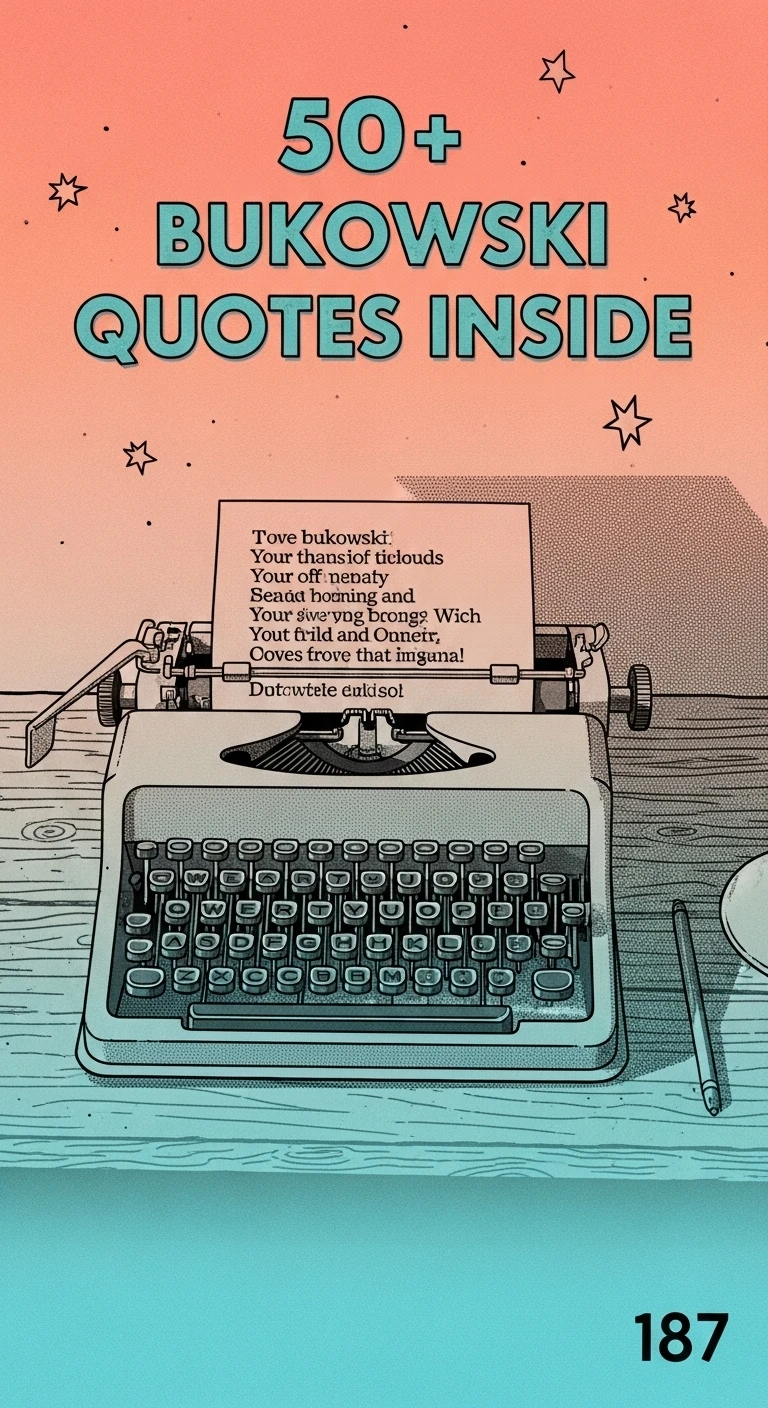 Charles Bukowski Quotes: Raw Wisdom for the Rebellious Soul - Motivational content from ShareVault about daily inspiration