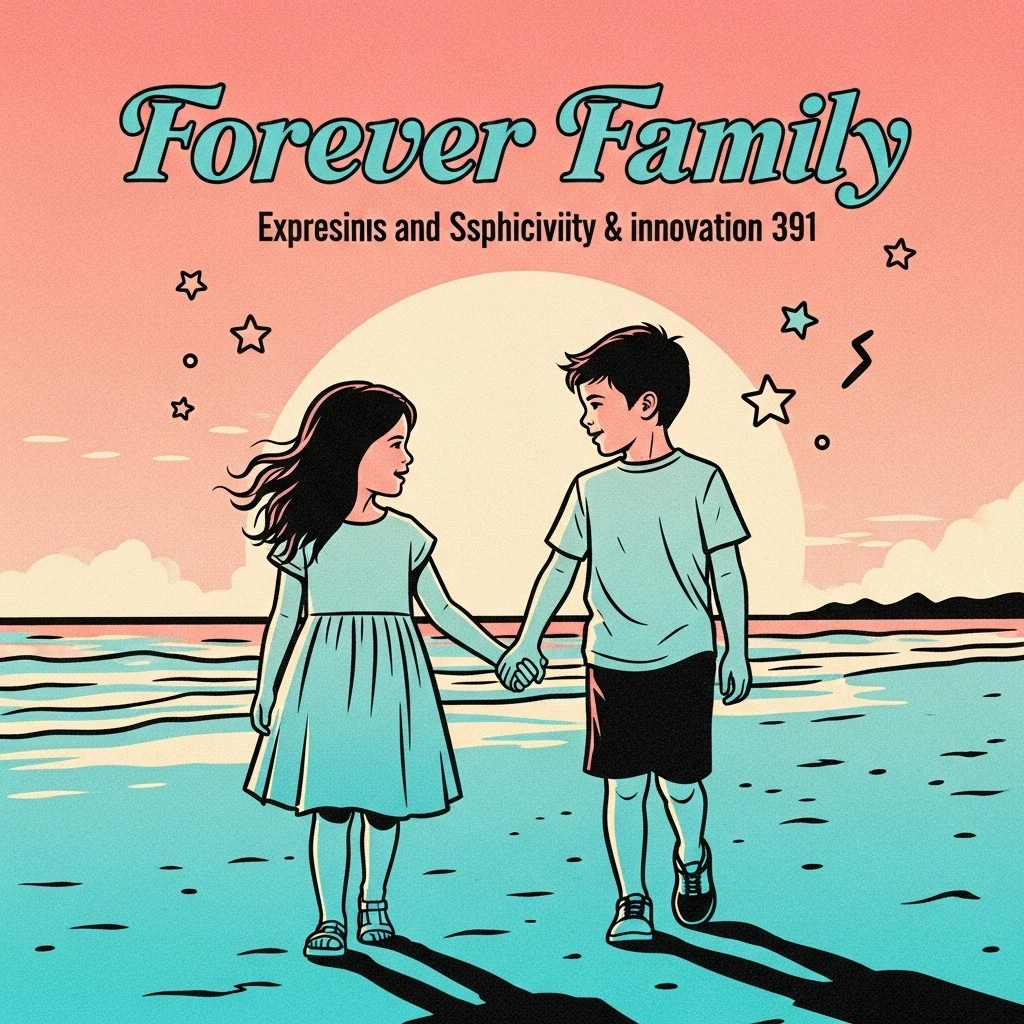 Image of two young cousins walking together on a beach, representing the bond and shared experiences highlighted in cousin to cousin quotes.