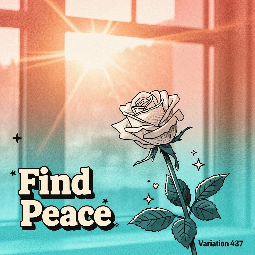 A single white rose bathed in soft sunlight, representing finding peace and honoring the memory of a loved one on their death anniversary.