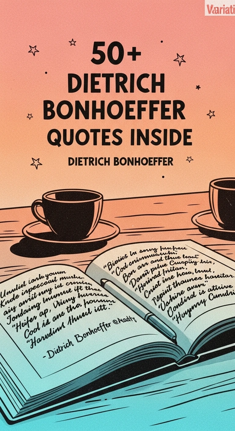 Dietrich Bonhoeffer Quotes: Wisdom for Faith and Action - Motivational content from ShareVault about daily inspiration
