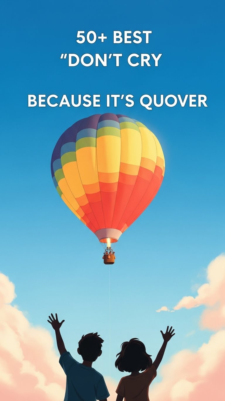 don't cry because it's over quote image 1