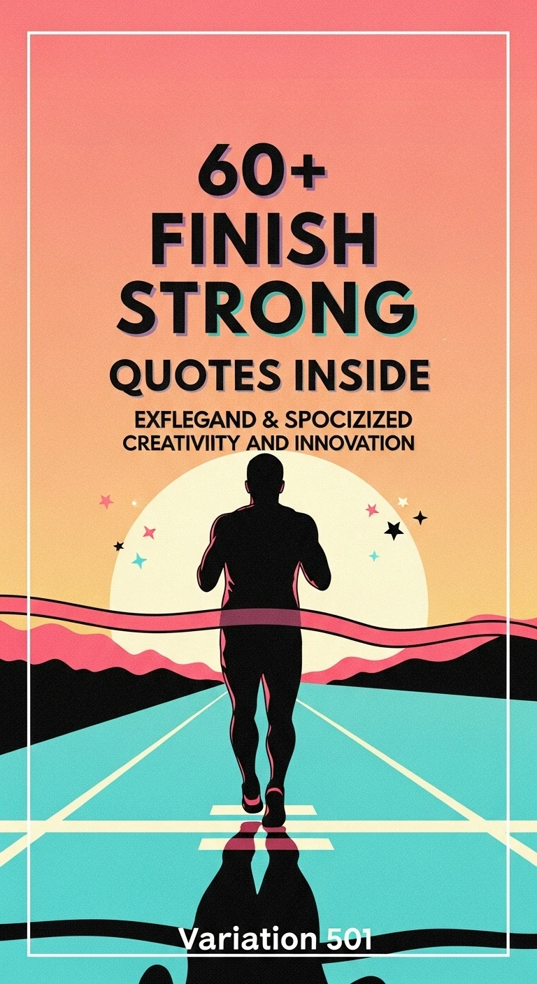 Finish Strong Quotes: Inspirational Sayings to End Strong! - Motivational content from ShareVault about daily inspiration