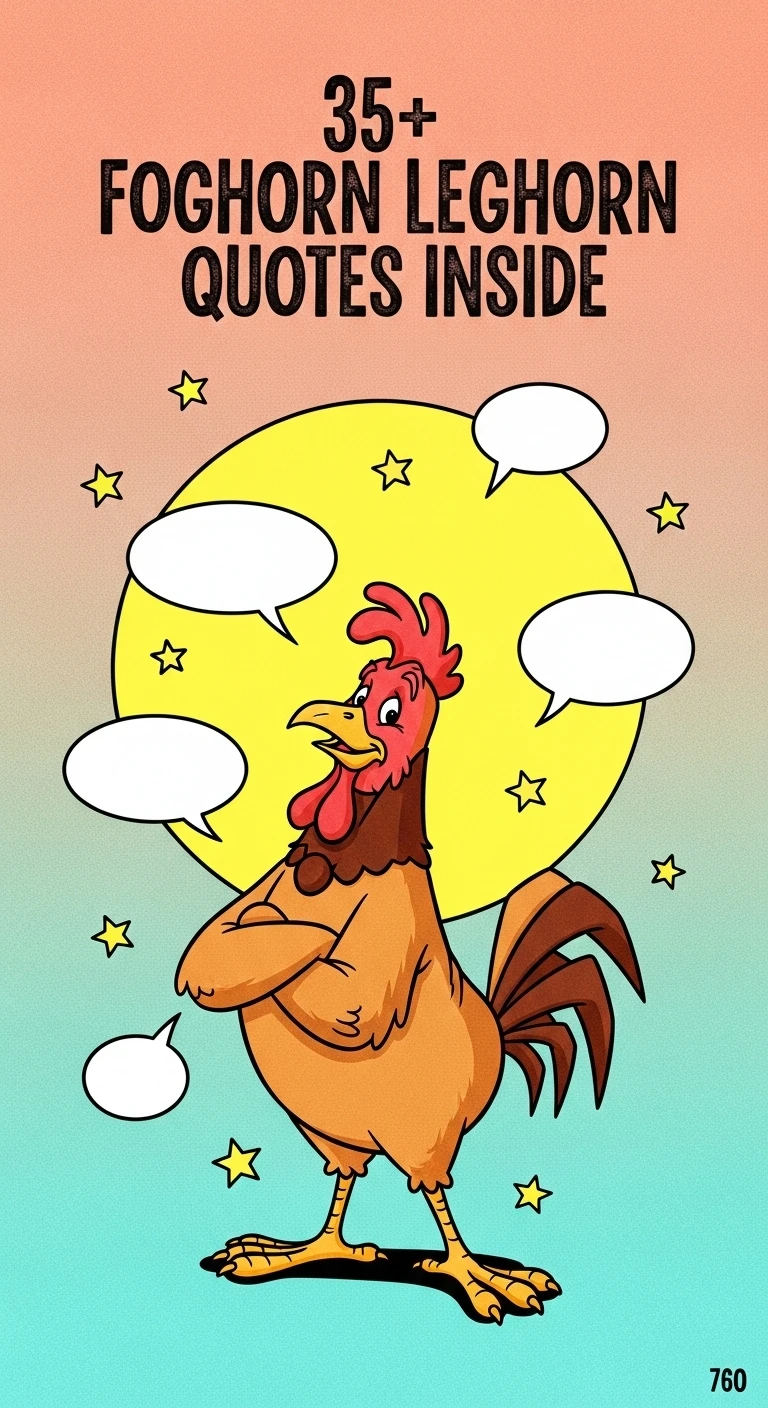 30+ Hilarious Foghorn Leghorn Quotes to Brighten Your Day - Motivational content from ShareVault about daily inspiration