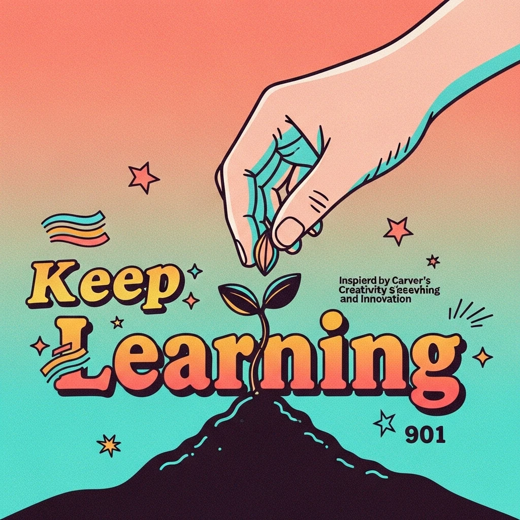 Image of a hand planting a seed, representing growth and opportunity found within George Washington Carver's quotes on self-improvement and making the most of what you have.