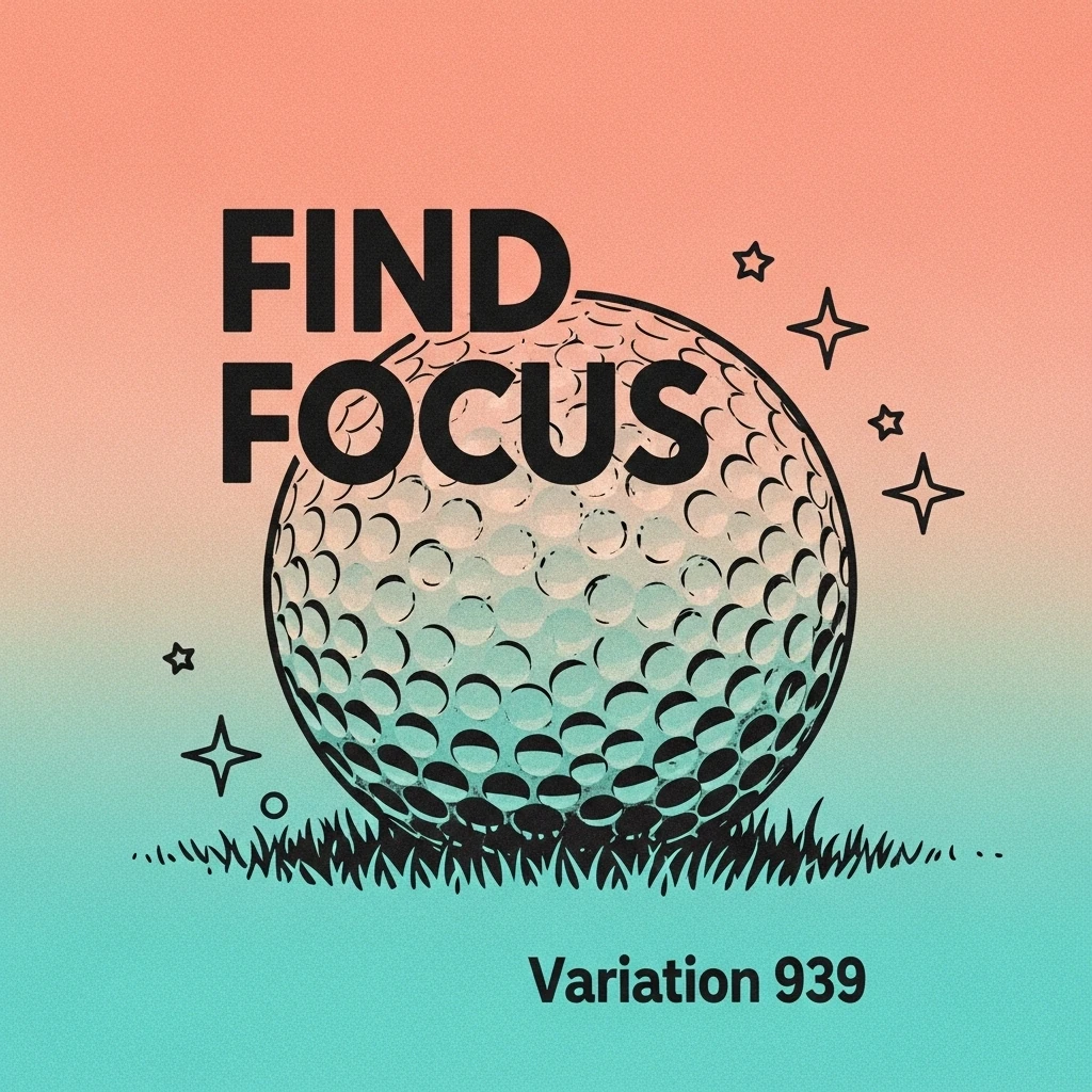 A golf ball sits perfectly positioned on the lush green grass of a golf course, ready for a putt. This image represents the focus and precision required in golf, reflecting the inspirational quotes within the article about maintaining concentration and mental clarity on the course.