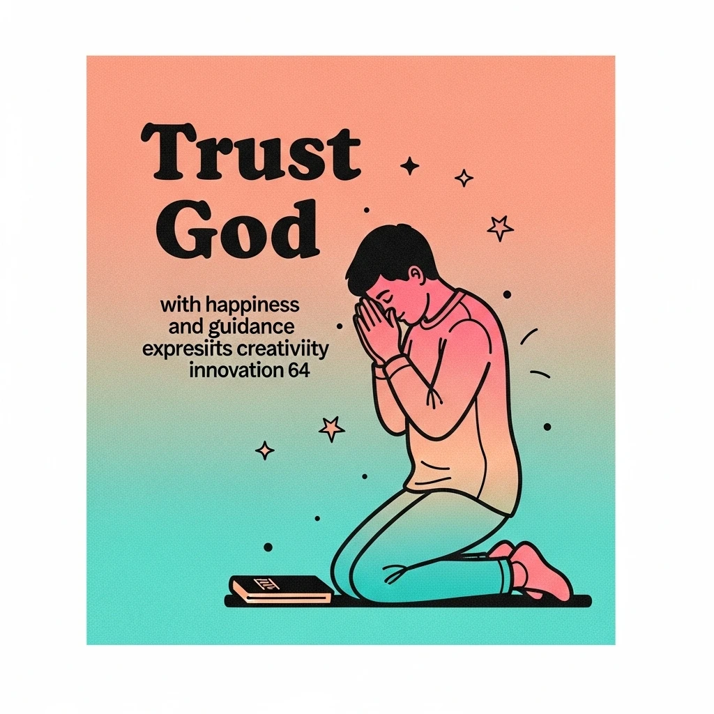 A person kneeling in prayer, visually representing seeking God for guidance and lasting happiness, based on biblical principles.
