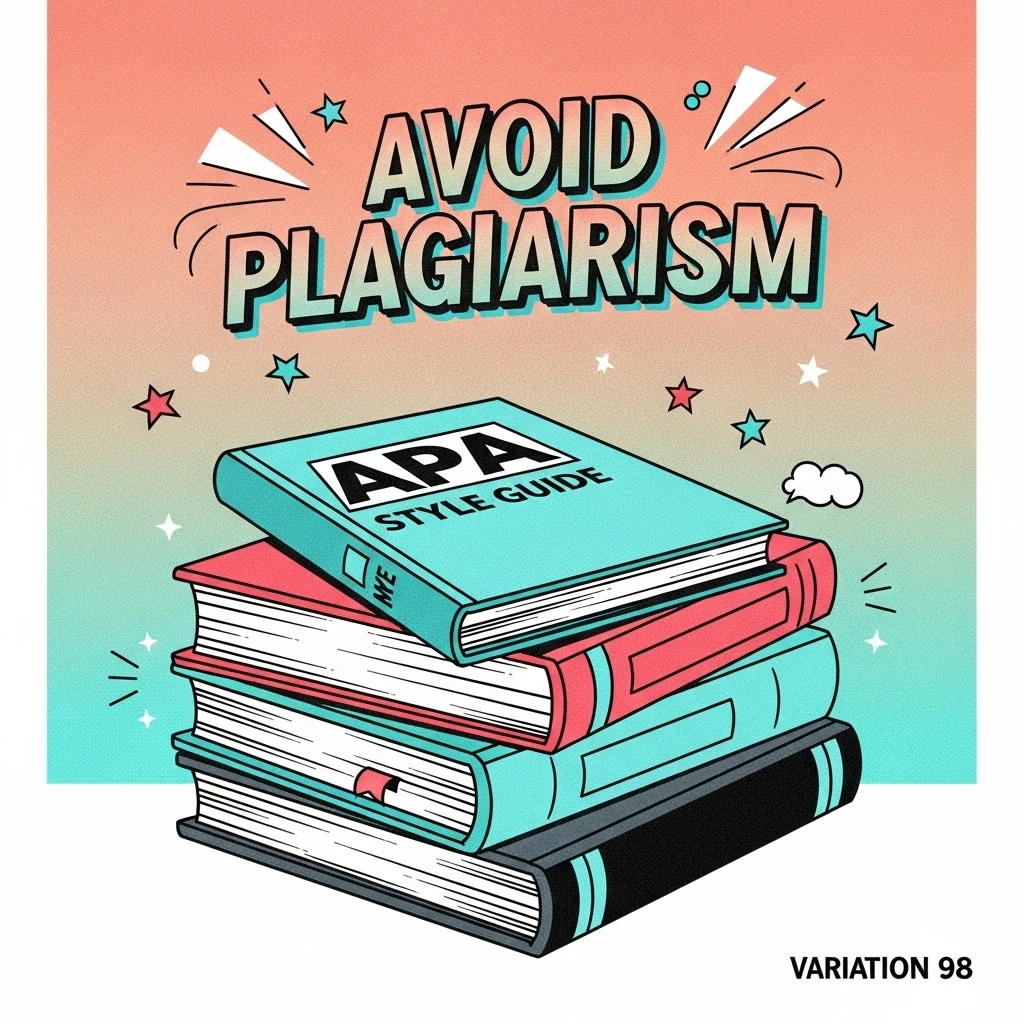 Image of a student studying APA guidelines with books and a laptop, emphasizing the importance of learning APA citation rules for academic integrity and avoiding plagiarism when quoting.