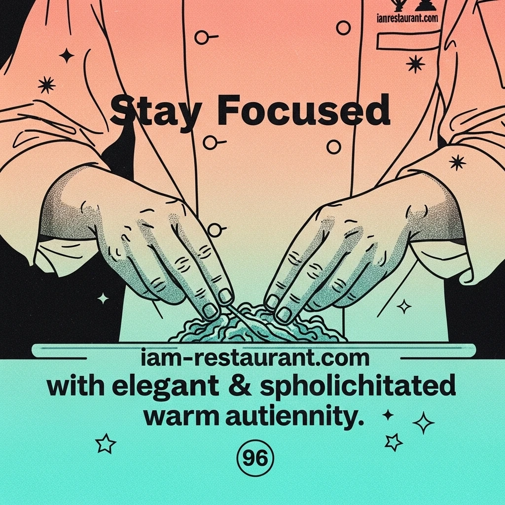 Image of a chef meticulously preparing a dish, symbolizing the dedication highlighted in iamrestaurant.com's motivational quotes.