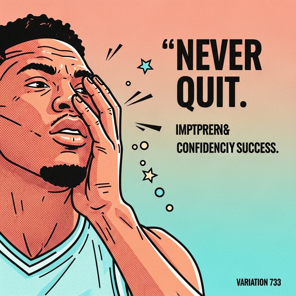 Close-up shot of a basketball player's determined eyes, reflecting the spirit of resilience and motivation found in inspirational basketball quotes.