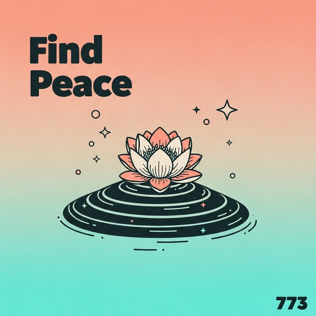 Close-up of a blossoming lotus flower in a zen garden, symbolizing inner peace and the potential to find your true self through the wisdom of inspirational monk quotes.