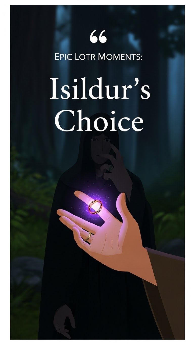 lotr quote about isildur image 1