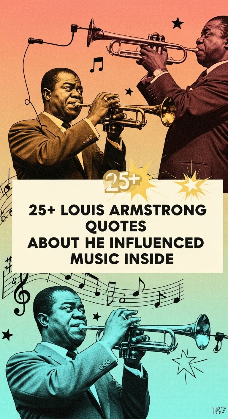 Satchmo's Legacy: Louis Armstrong Quotes About How He Influenced Music - Motivational content from ShareVault about daily inspiration