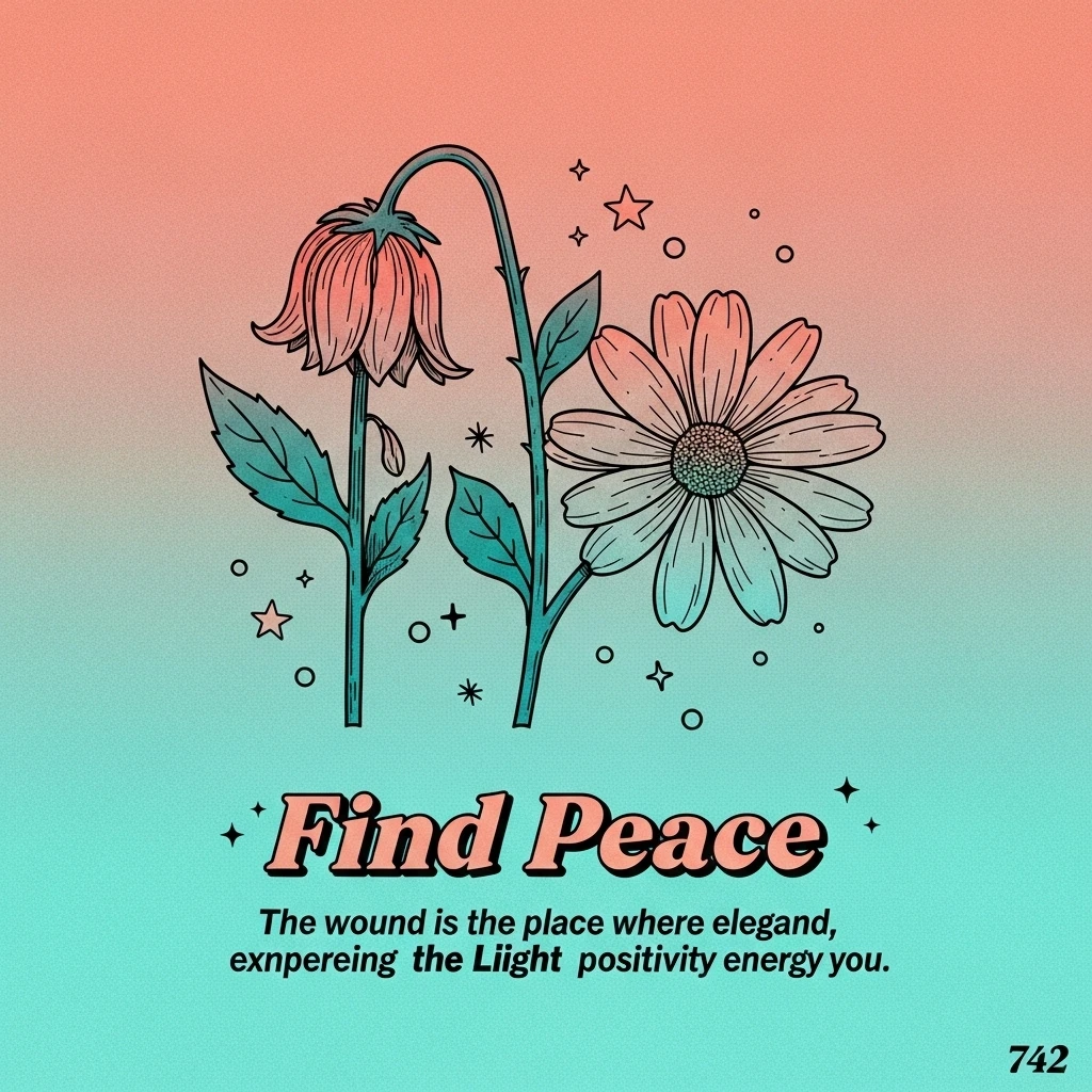 Image illustrating a poignant quote about grief, symbolizing hope and the potential for healing during difficult times.