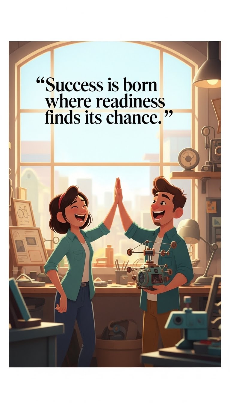 quote luck is when preparation meets opportunity image 3