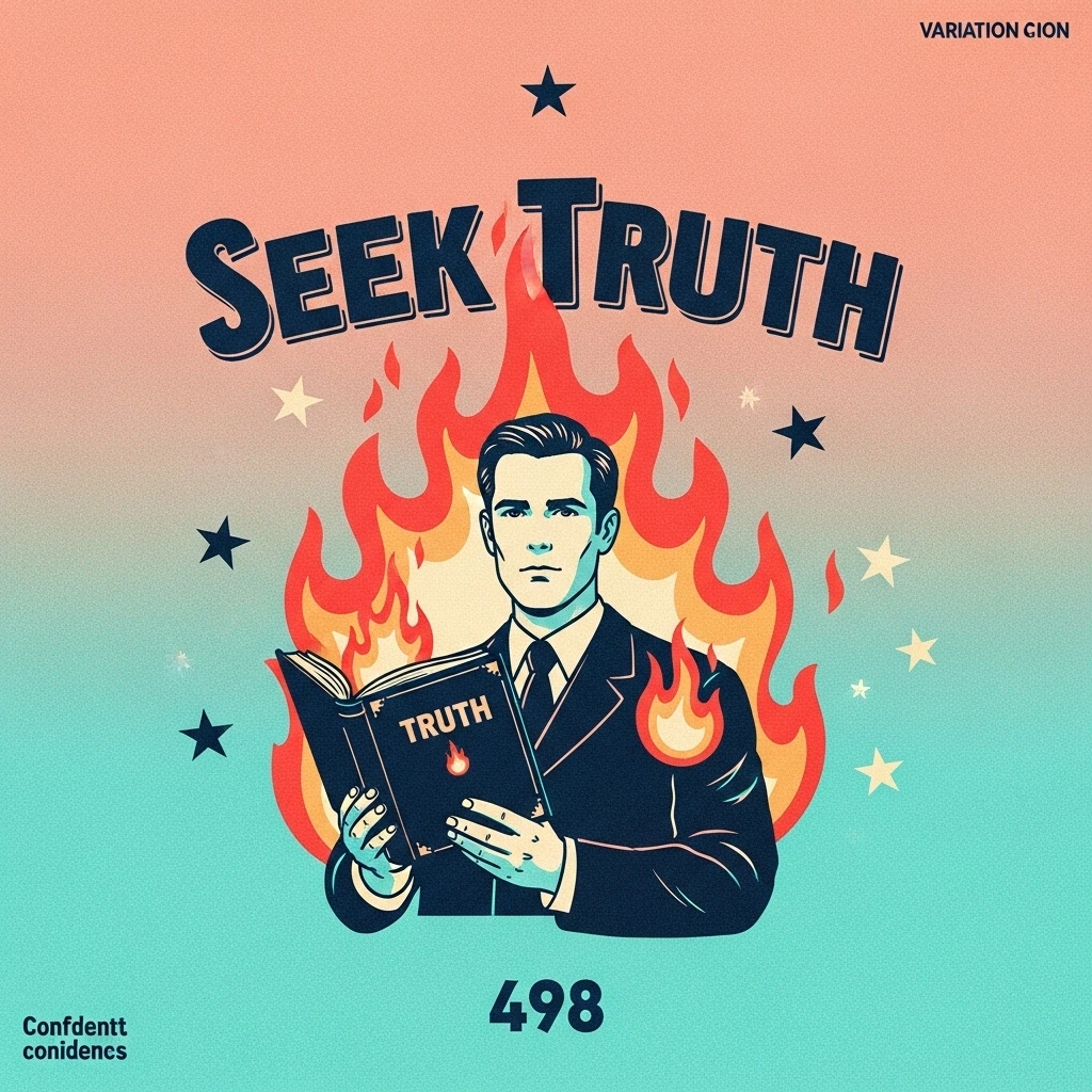 Close-up of a burning book with select quotes from Fahrenheit 451 highlighted amidst the flames, symbolizing the danger and power of knowledge.