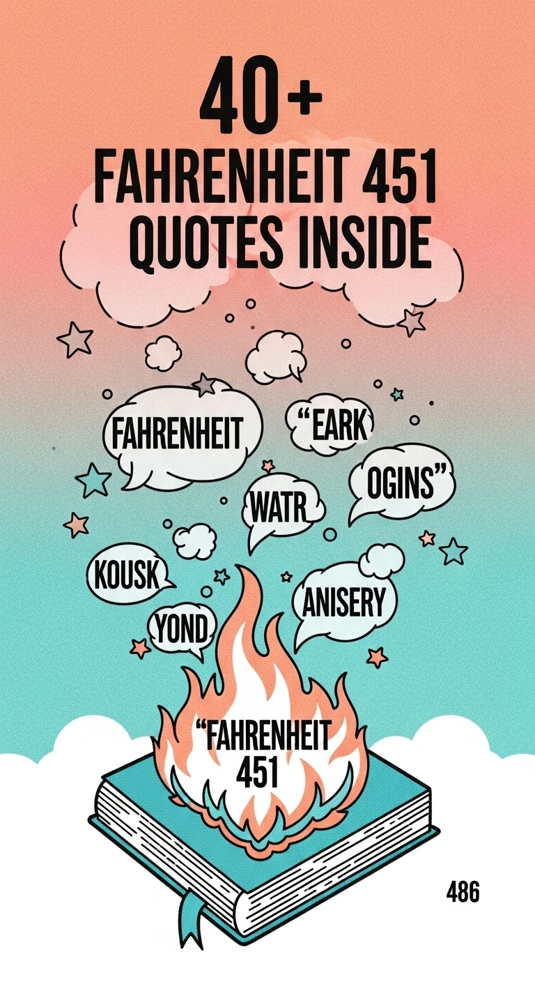 Ignite Your Mind: Powerful Quotes from Fahrenheit 451 - Motivational content from ShareVault about daily inspiration