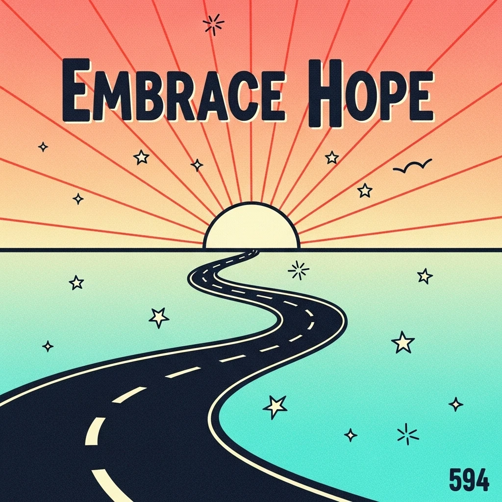 Image of a sunrise over a road, symbolizing the hope and new beginnings that can emerge after experiencing loss.