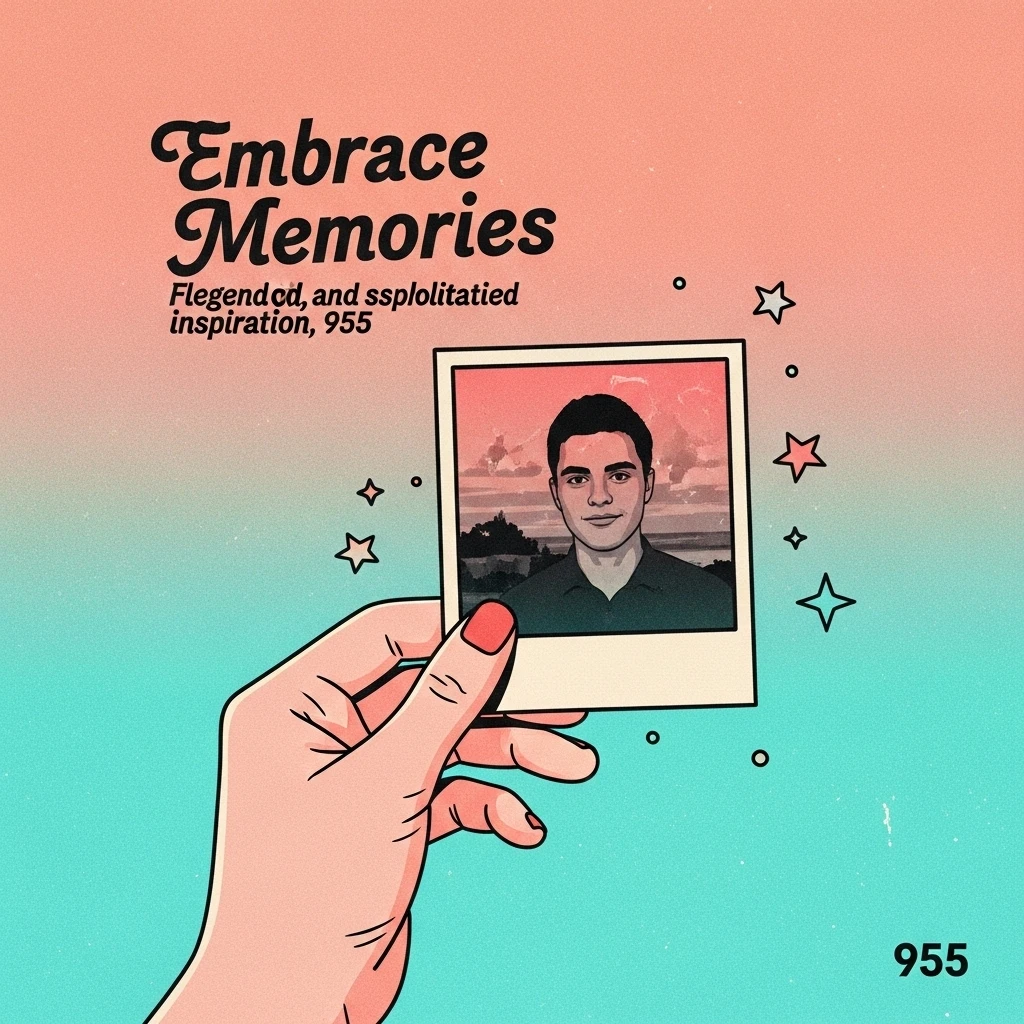 A hand gently holding an old photograph, symbolizing the precious memories and enduring connection with someone who is deeply missed, related to quotes about missing a person.