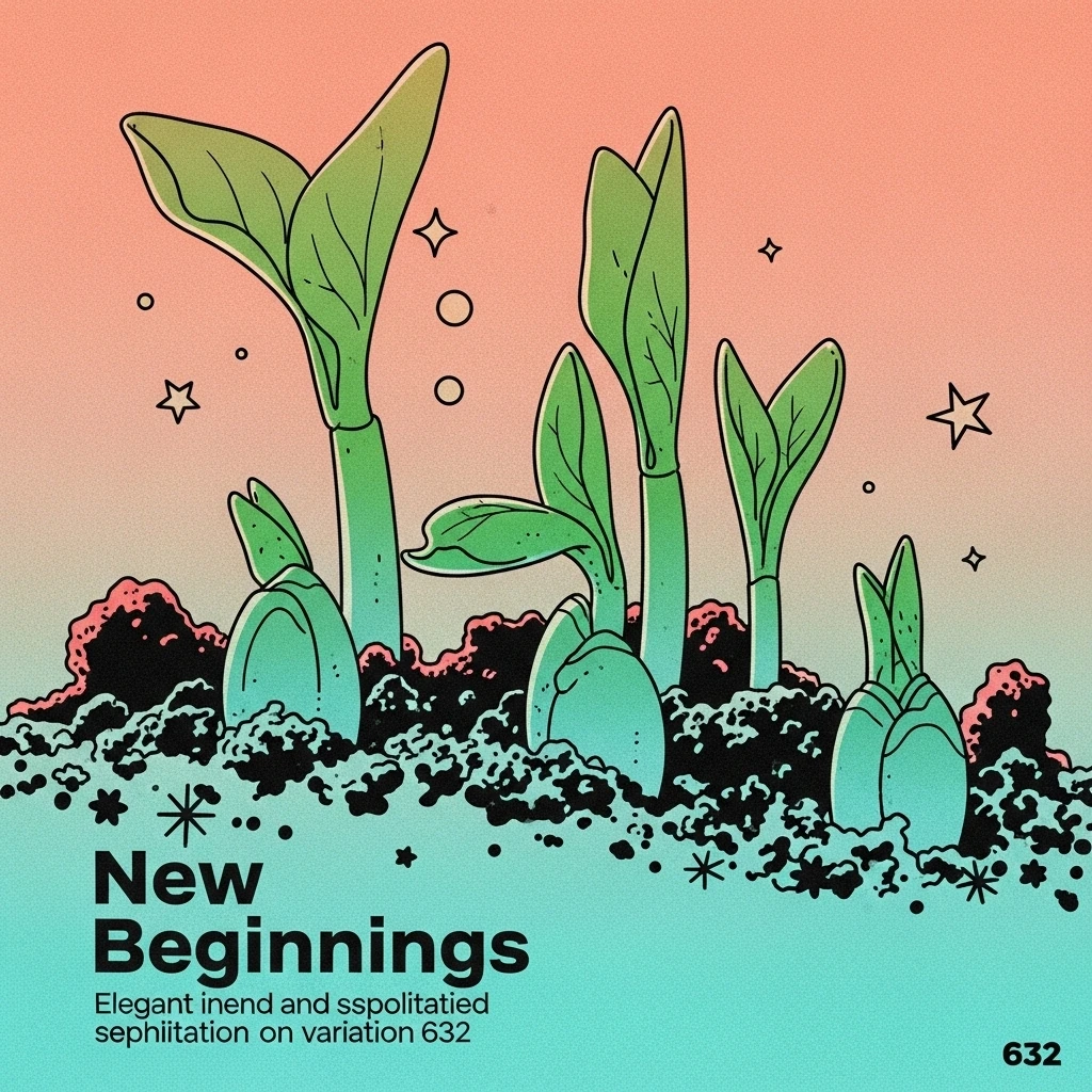 Image of sprouting plants symbolizing the new beginnings and fresh starts associated with the month of March, inspiring growth and hope.
