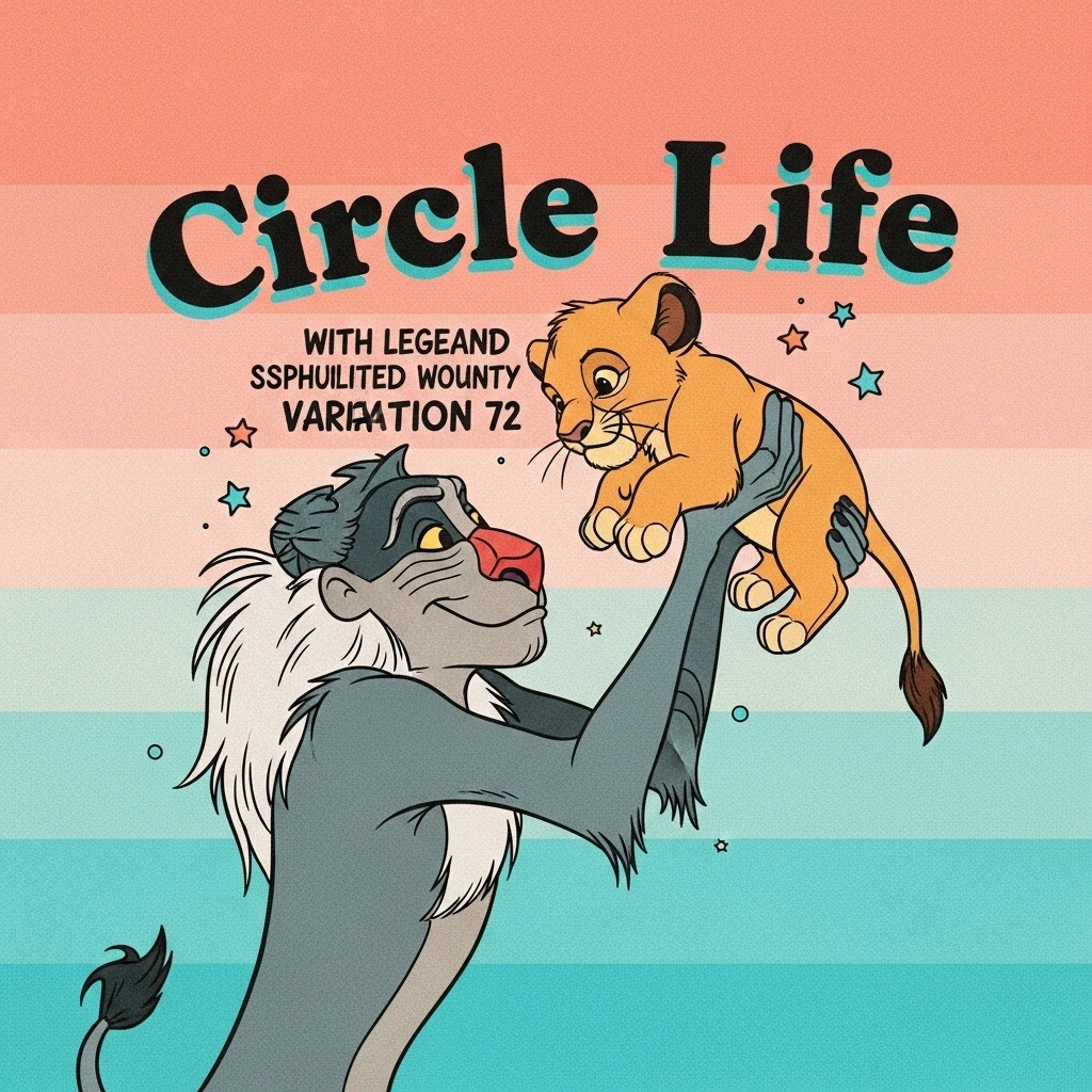 Image of Rafiki presenting Simba, symbolizing the impactful quotes for The Lion King about the circle of life and destiny.