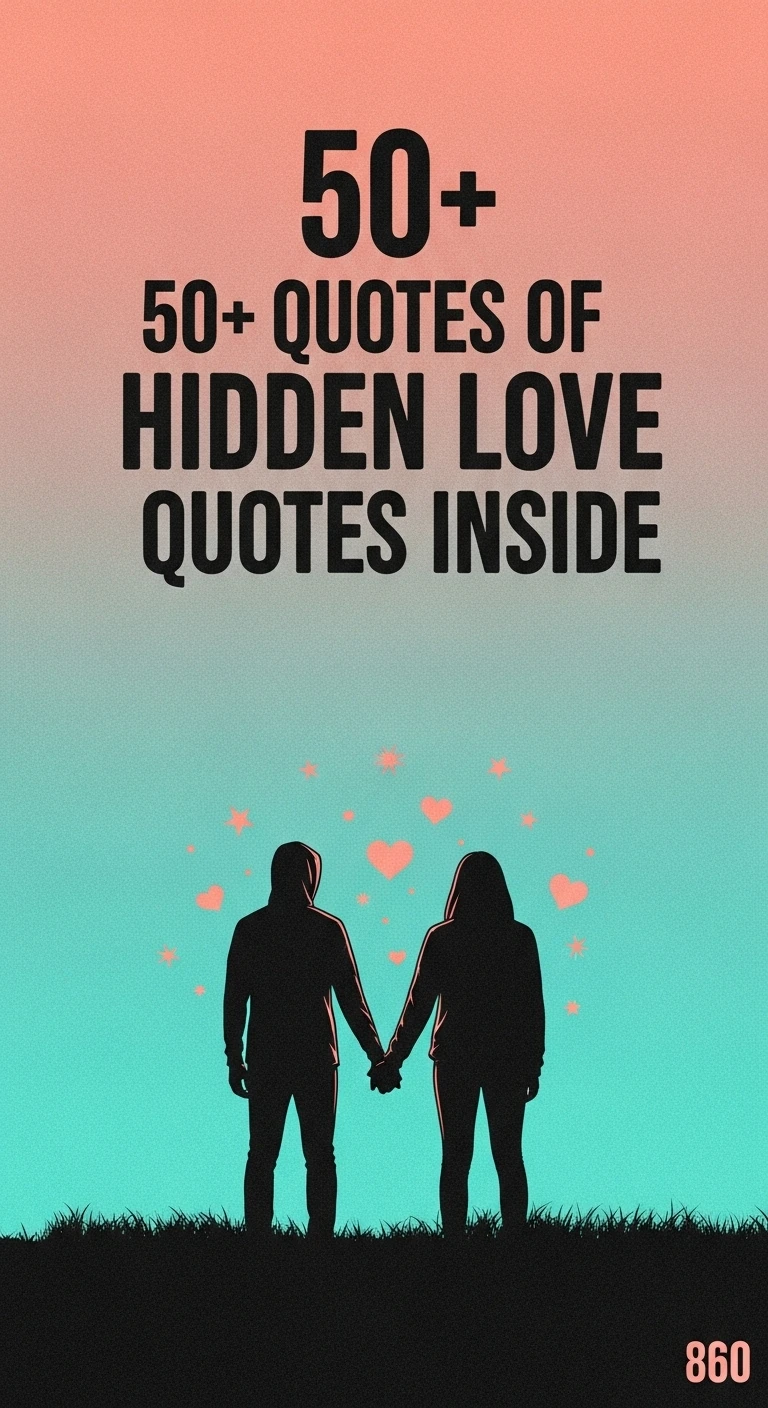 Unspoken Feelings: Heartfelt Quotes of Hidden Love Revealed - Motivational content from ShareVault about love & relationships