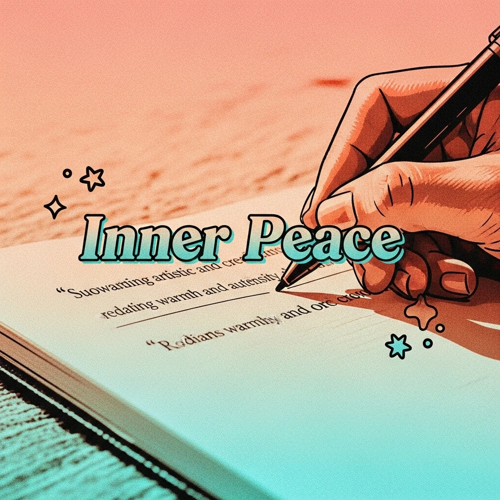 Close-up of someone journaling a randomly generated quote, illustrating the personal reflection and inspiration it can provide.