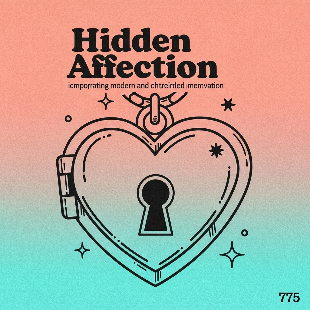 Close-up of a heart-shaped locket symbolizes the hidden and cherished nature of secret love, showing how affection can be concealed yet deeply felt.