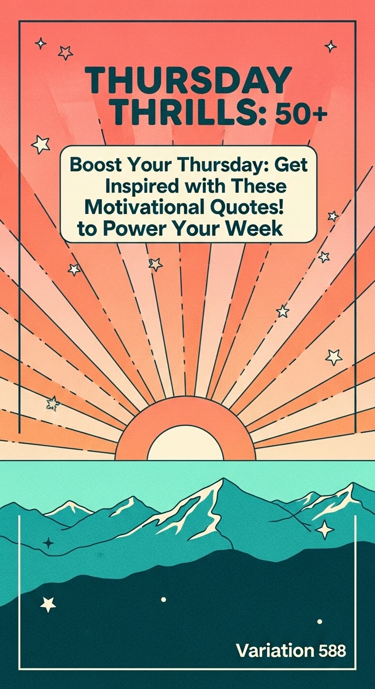 Thursday Thrills: 50+ Motivational Quotes to Power Your Week