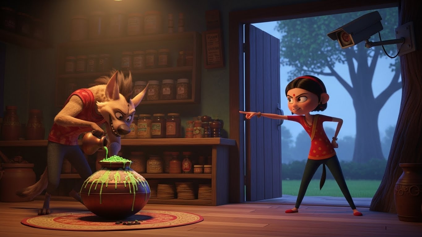 சதி அம்பலமானது: கள்ள ஓநாய் கையும் களவுமாக பிடிபட்டது.