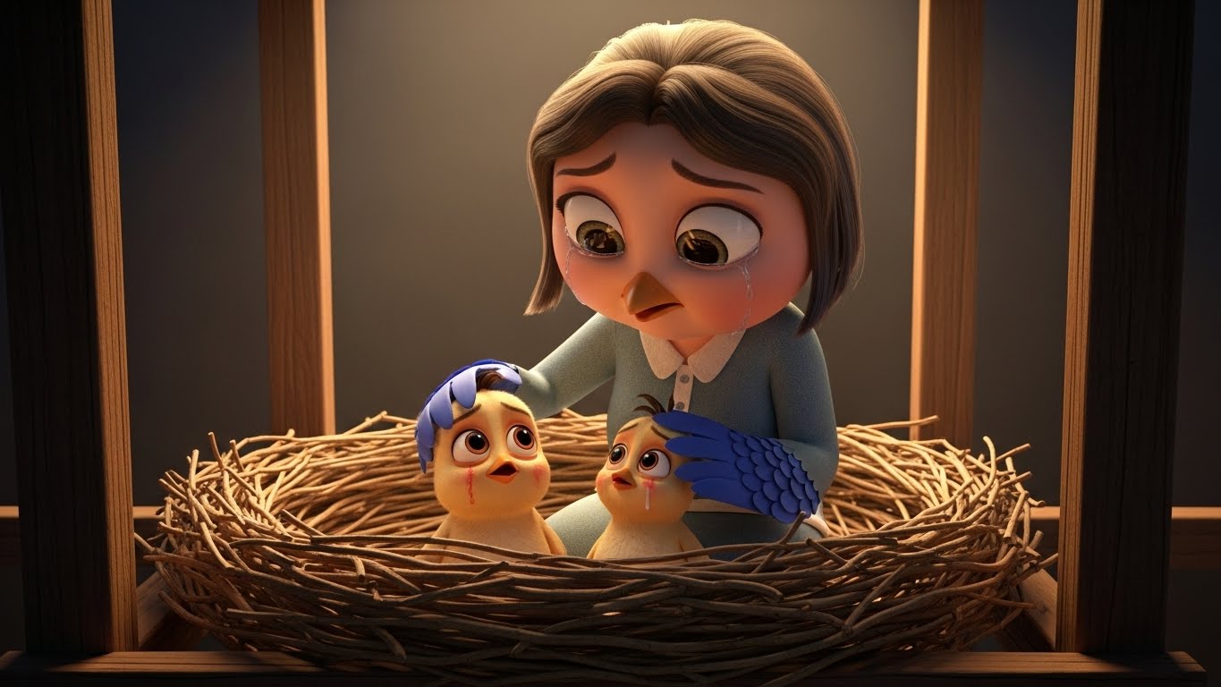 புயலை வென்ற தாய்க்கு, அடுத்த சவாலாக நோய் வந்துசேர்கிறது. காய்ச்சலால் தவிக்கும் தன் குஞ்சுகளைப் பார்த்து தாய் கண்ணீர் விடுகிறாள்.