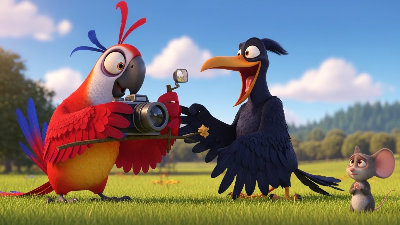 கிளியின் கேமராவில் சிங்குவின் பயம் பகிரங்கப்படுத்தப்படுகிறது.