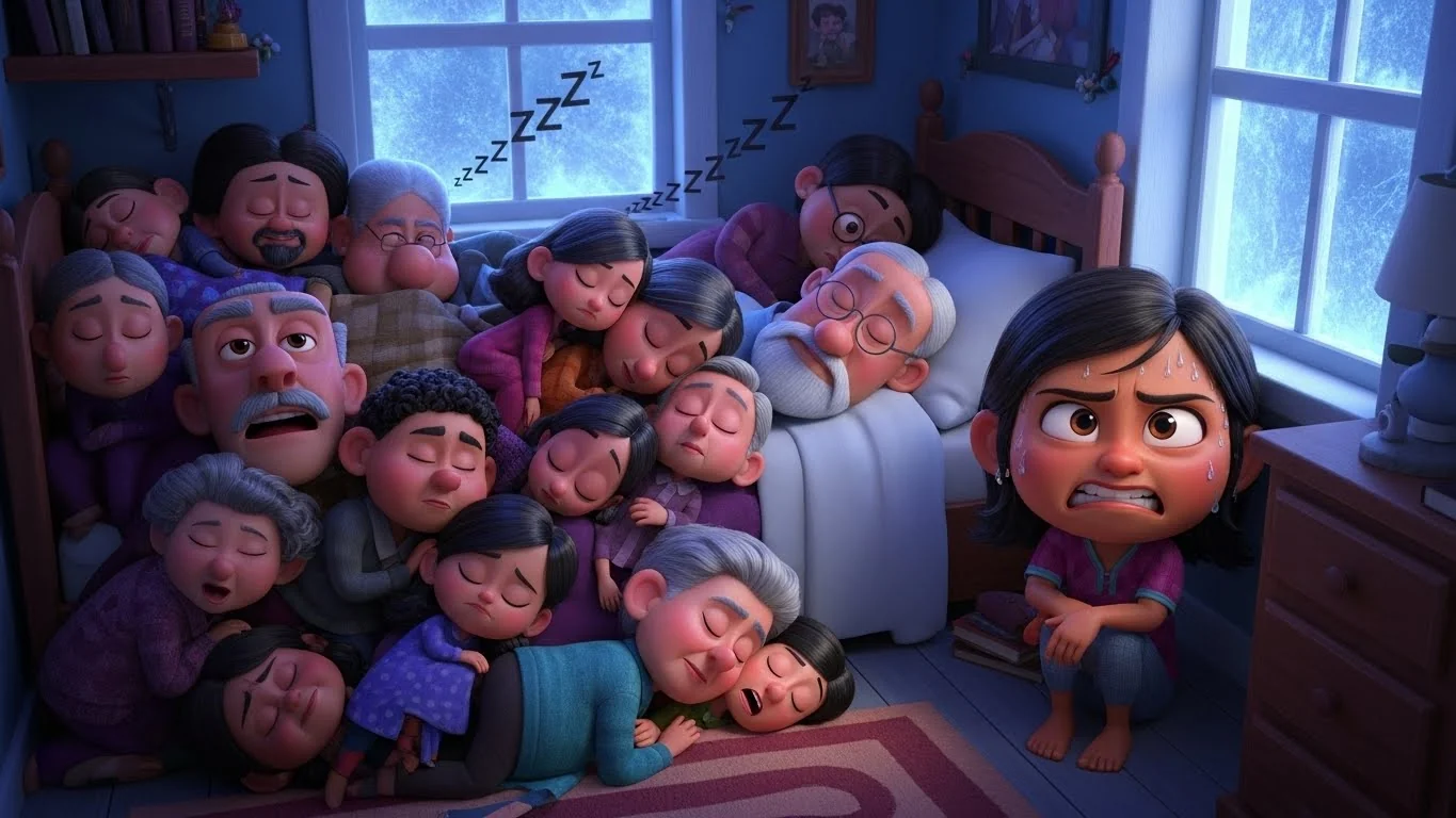 குளுரூம் கூட்ட நெரிசல்: ஏசியில் உறங்கும் 25 பேர்.