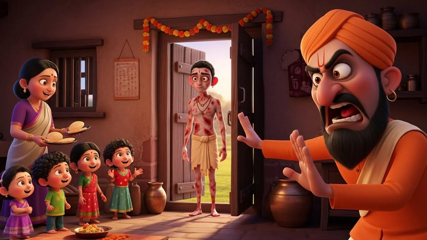 தன்தேரஸில் அன்னை லக்ஷ்மியின் அவமானம்.