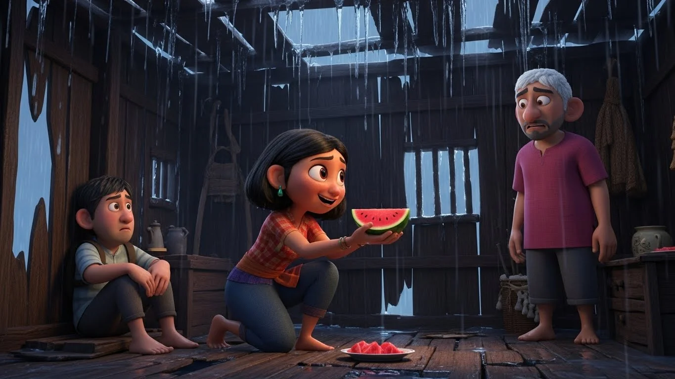 மழை வெள்ளத்தில் வந்த விருந்தாளி