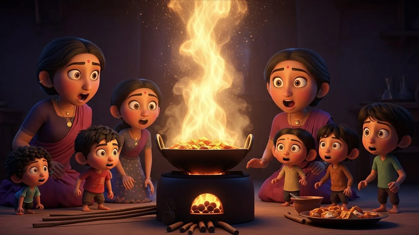 அதிசய சமையல்: தங்க அடுப்பிலிருந்து ராஜ உணவு.