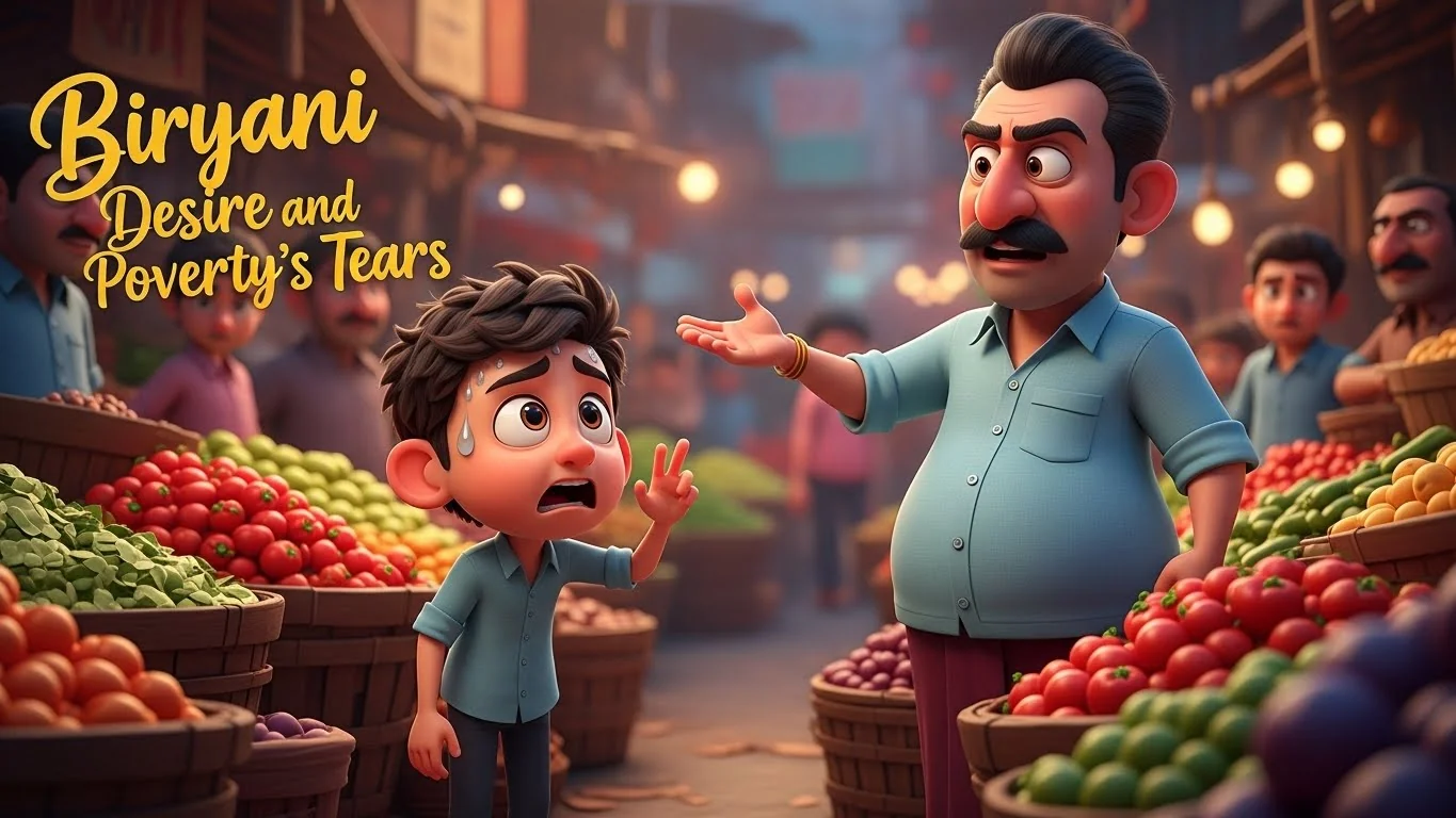 பிரியாணி ஆசையும் வறுமையின் கண்ணீரும்