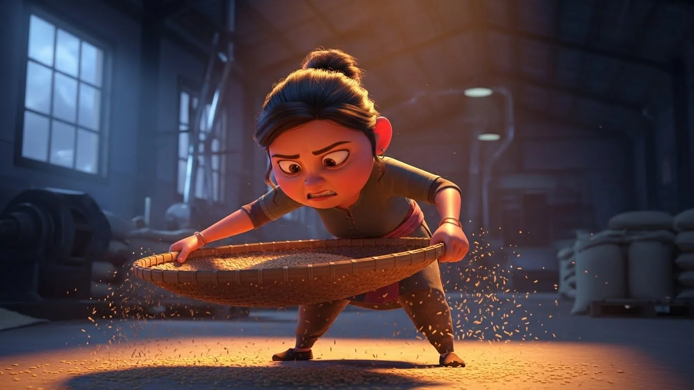 கூடுதல் சம்பளத்துக்காக இரவில் உழைக்கும் தாய்