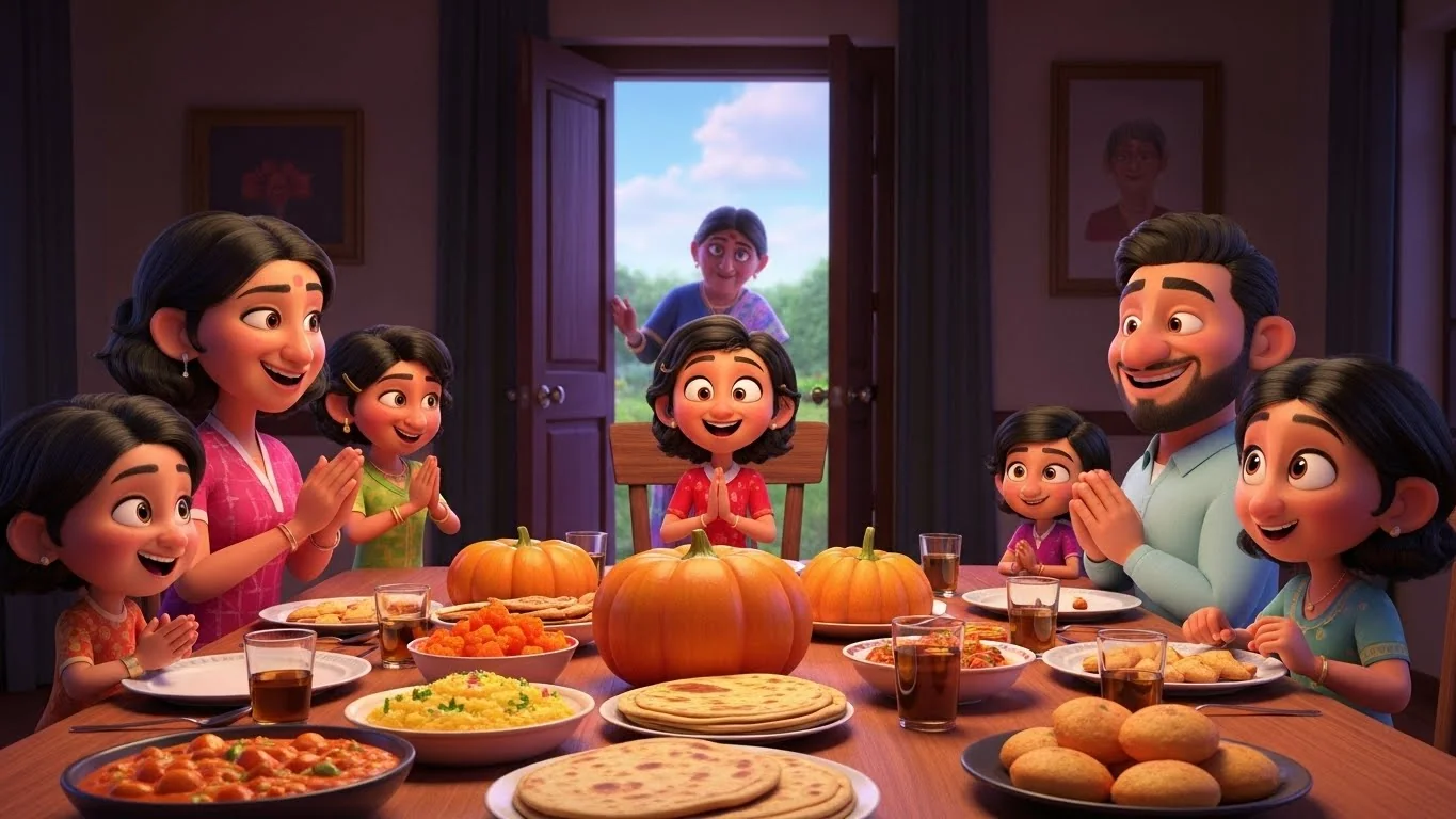 சுவையான பூசணிக்காய் விருந்து, ஆனால் அண்டை வீட்டார் எச்சரிக்கை.